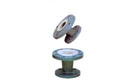 广东异径管带法兰内衬PTFE(F4)或ETFE(F4)